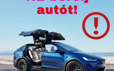 Tesla X 326 ezer km-rel, hibás ajtóval: így (NEM) kell autót kiadni